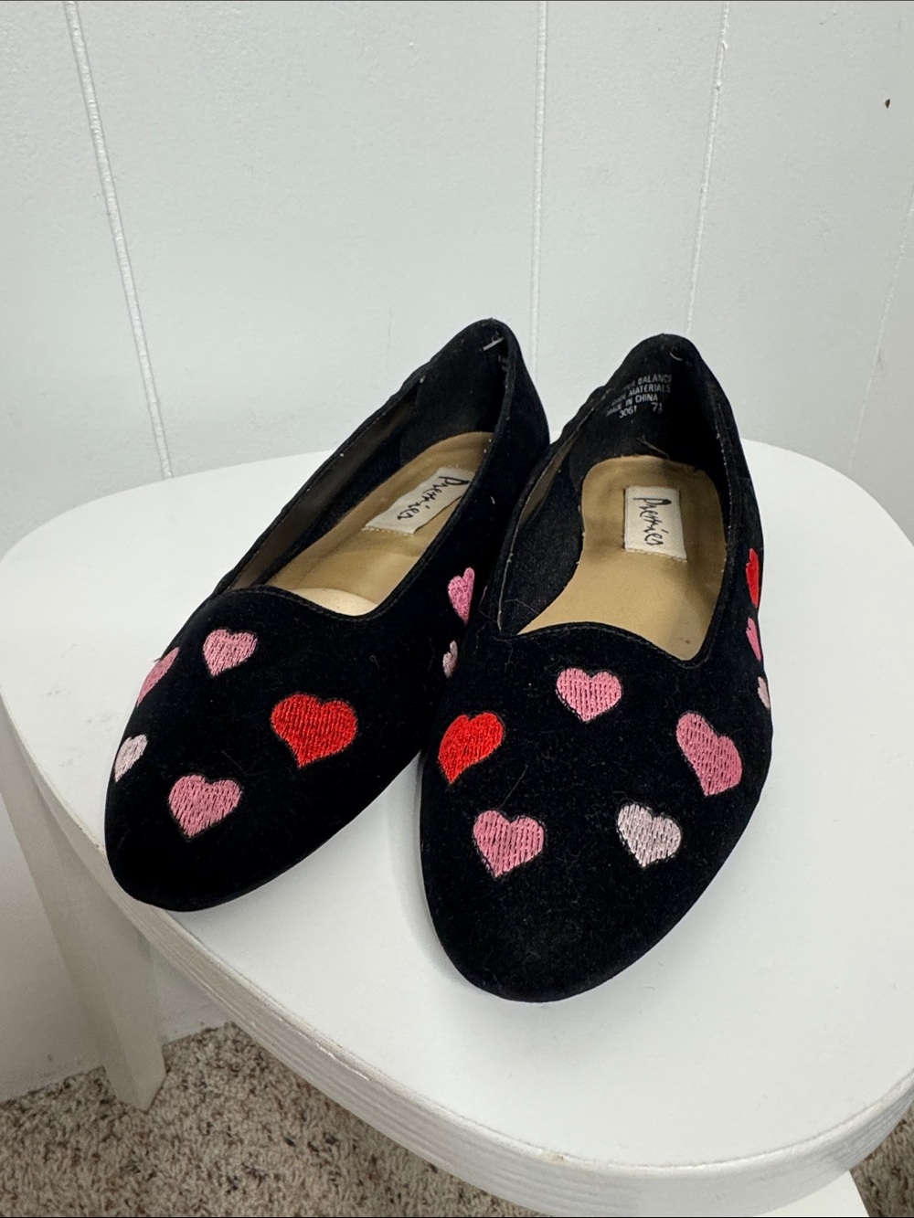 Vintage heart shoes flats women’s 7.5